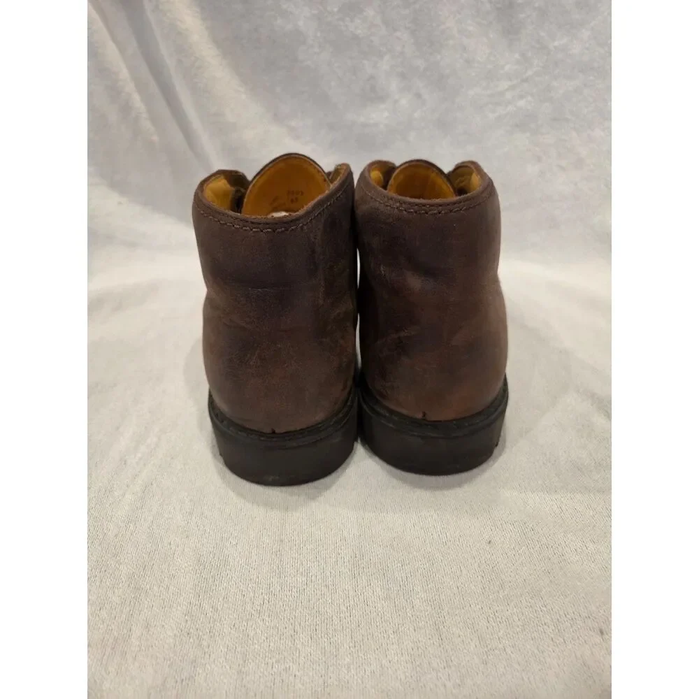 Vintage Havana Joe Brown Leather Chukka Boots Lug Sole Mens 9.5 Panama Jack